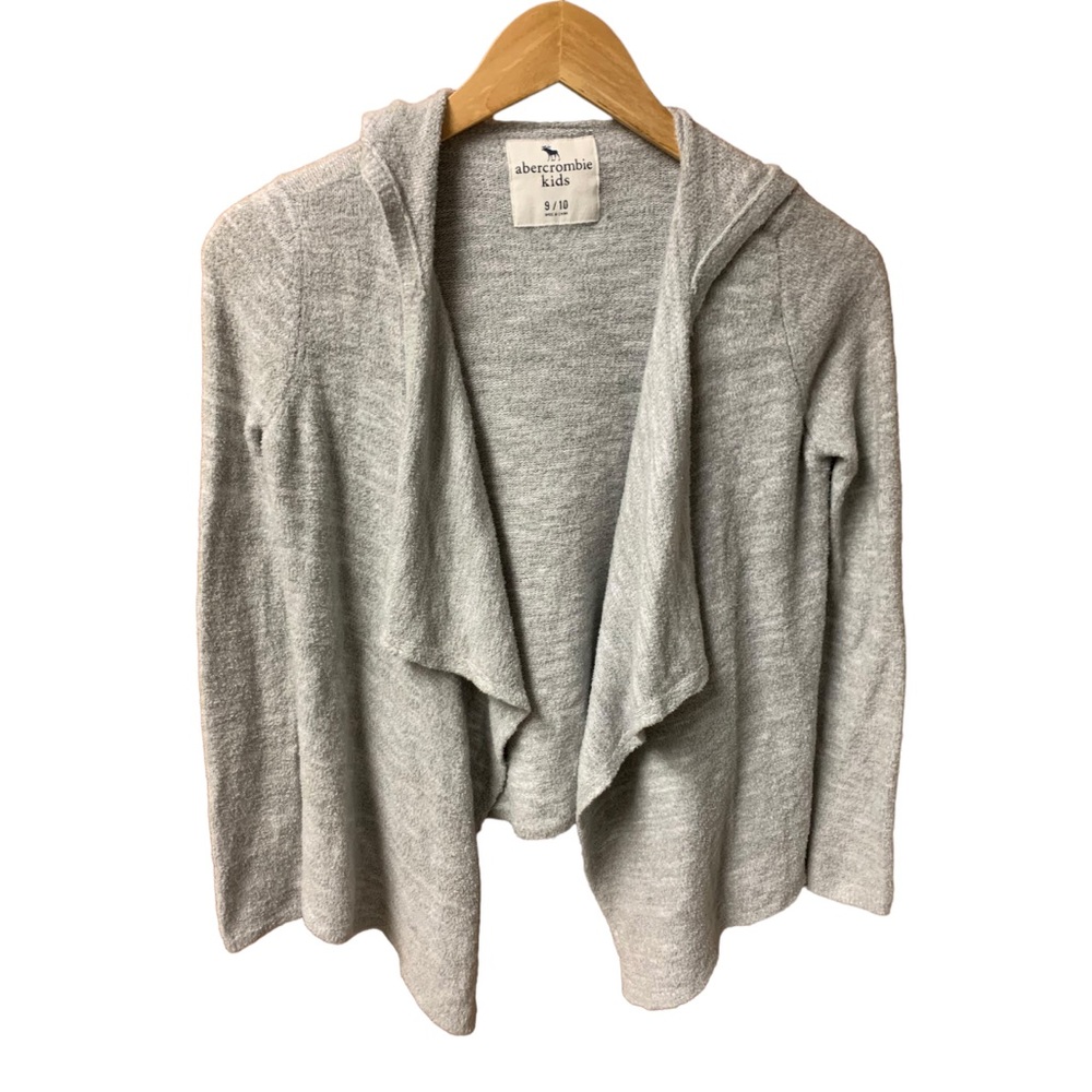 Abercrombie Kids Open Front Draped Cardigan with Hood Size 9/10